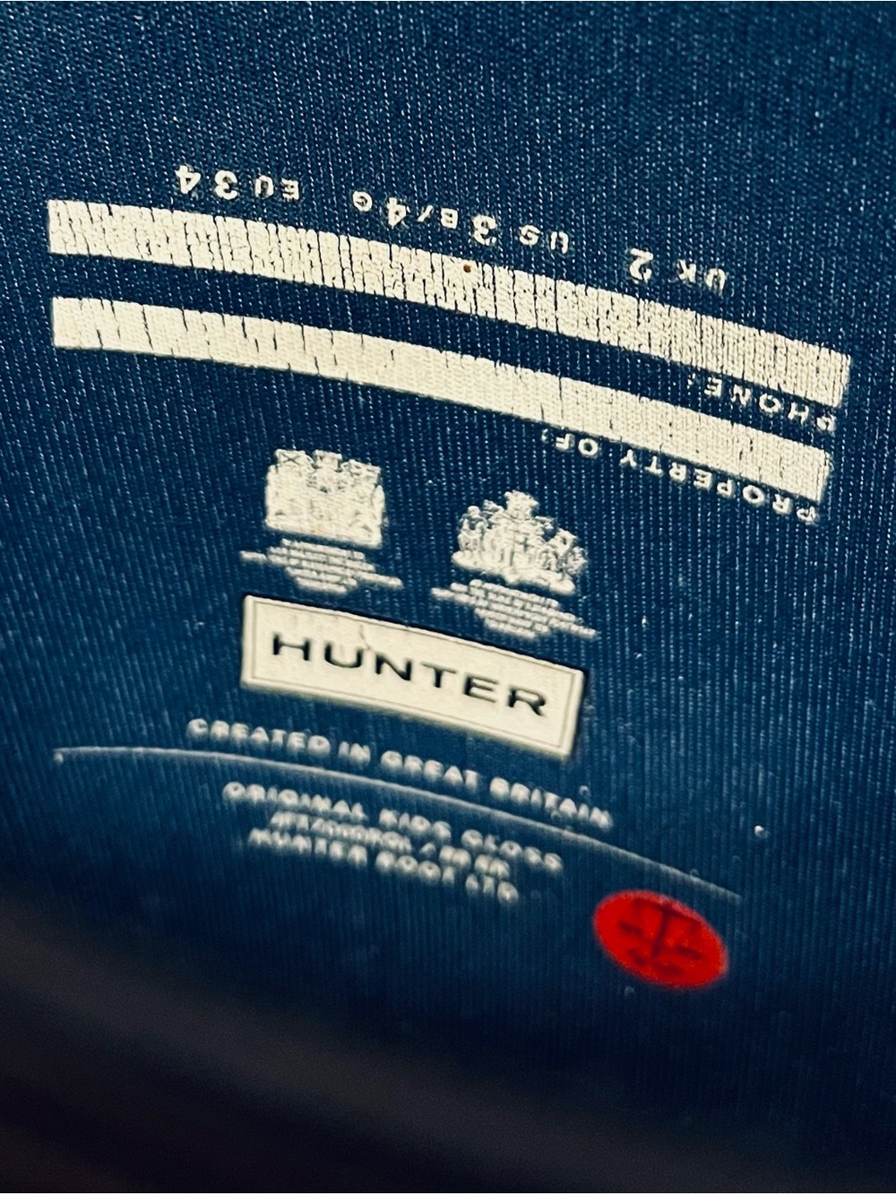 Hunter Kids' Original Tall Rain Boots - Picture 7 of 8